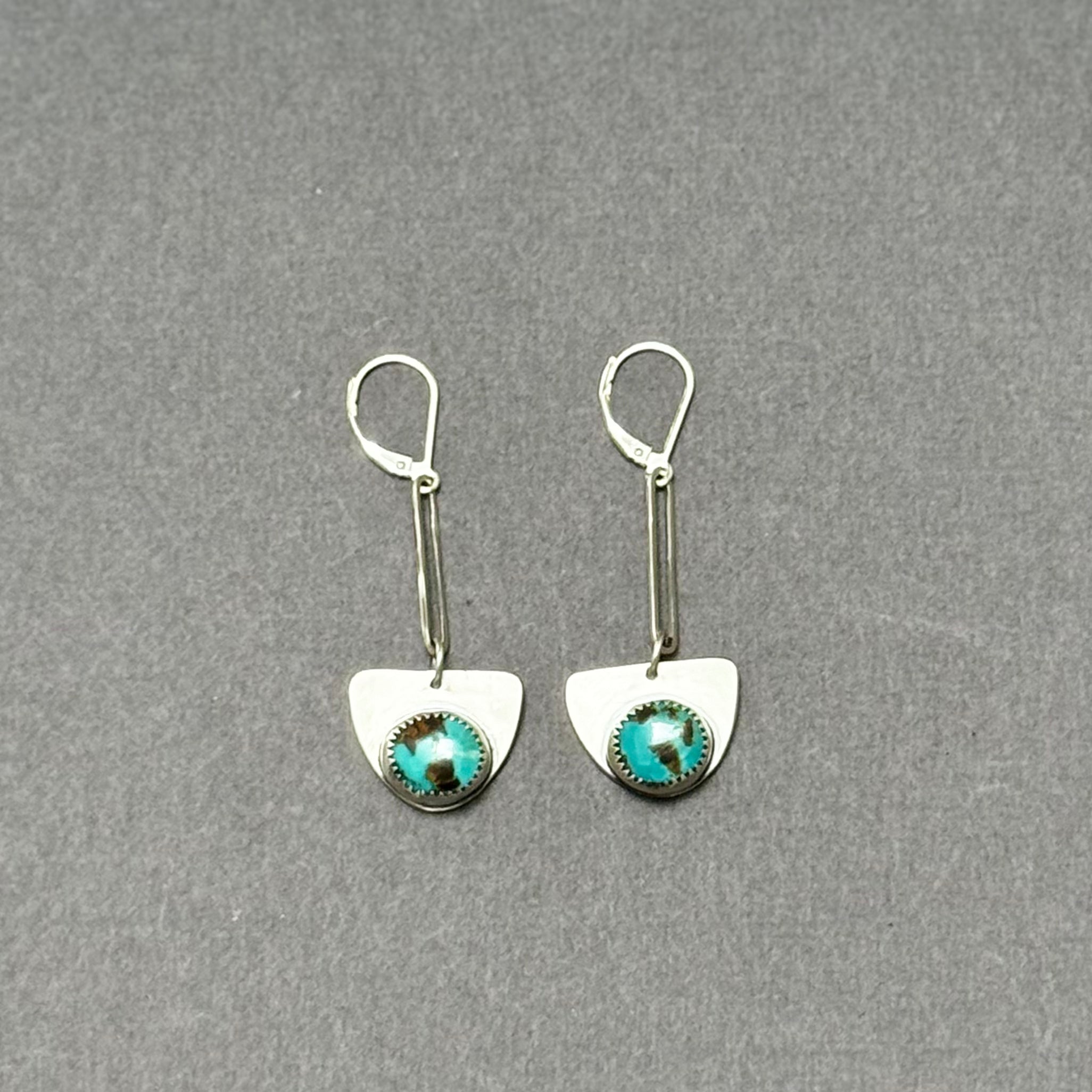 Artisanlab Jewelry Carico Lake Turquoise link Earrings -Ready to ship!