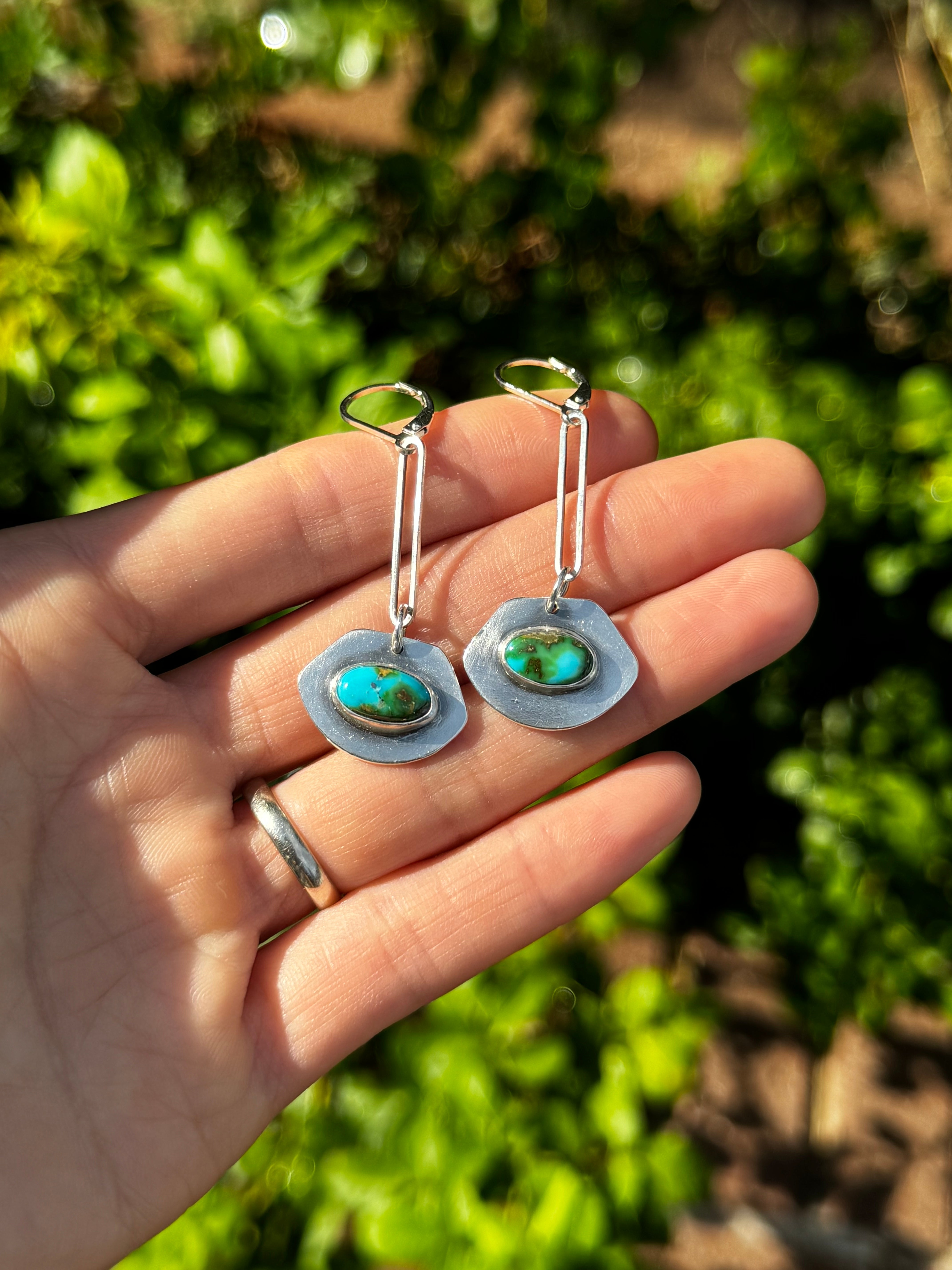 Artisanlab Jewelry Sonoran Mountain Turquoise Earrings -Ready to ship!