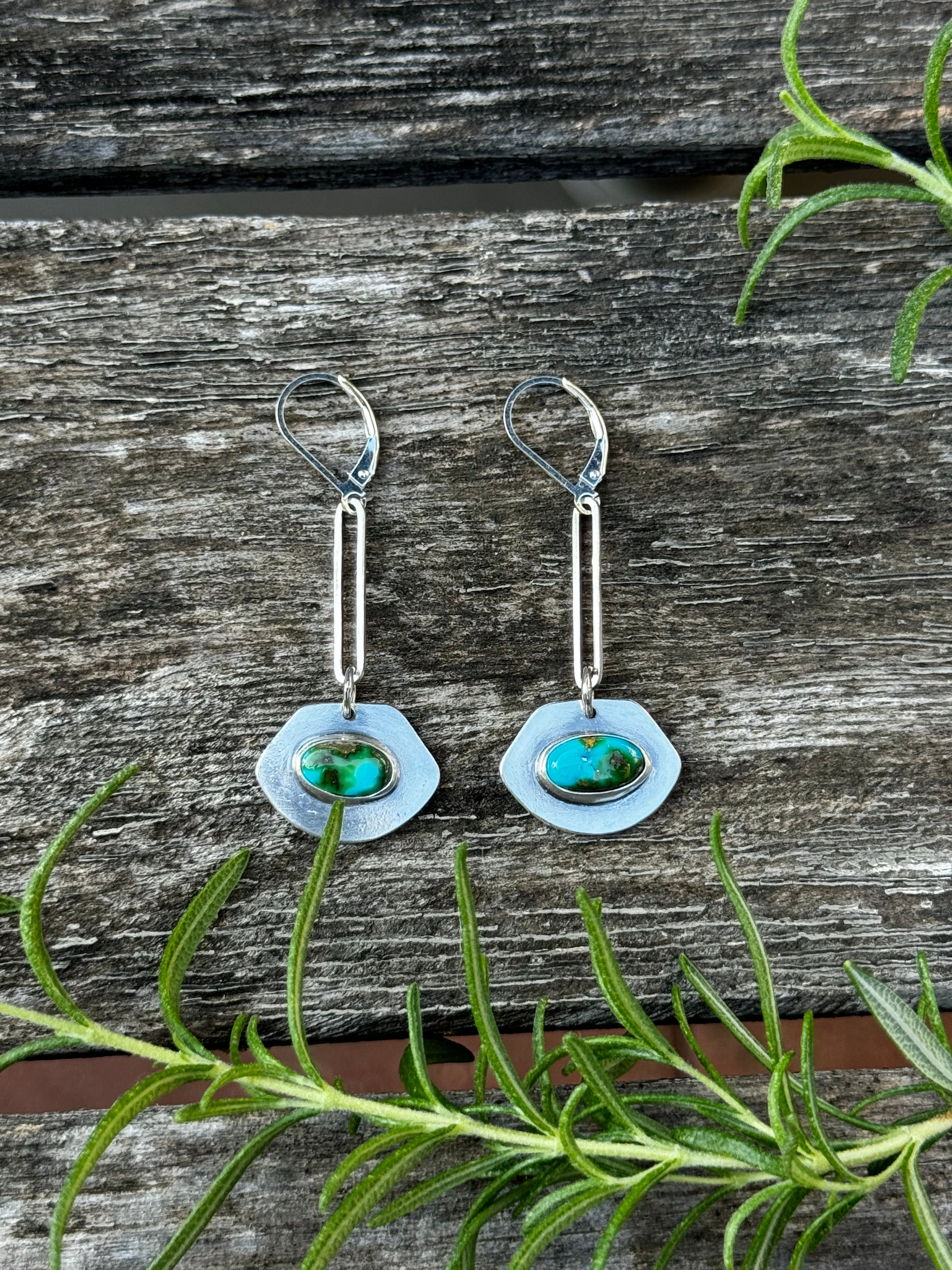 Artisanlab Jewelry Sonoran Mountain Turquoise Earrings -Ready to ship!