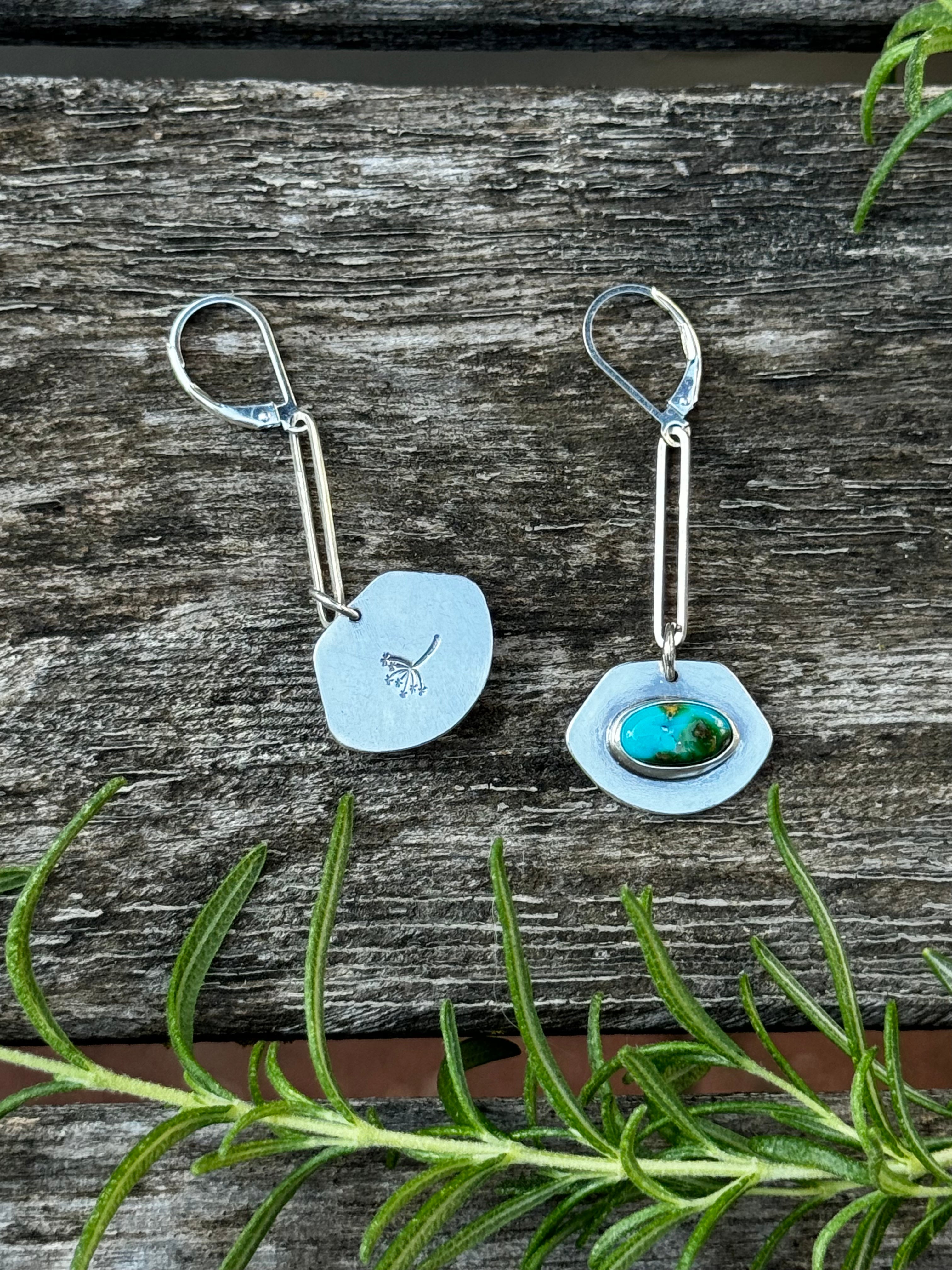 Artisanlab Jewelry Sonoran Mountain Turquoise Earrings -Ready to ship!