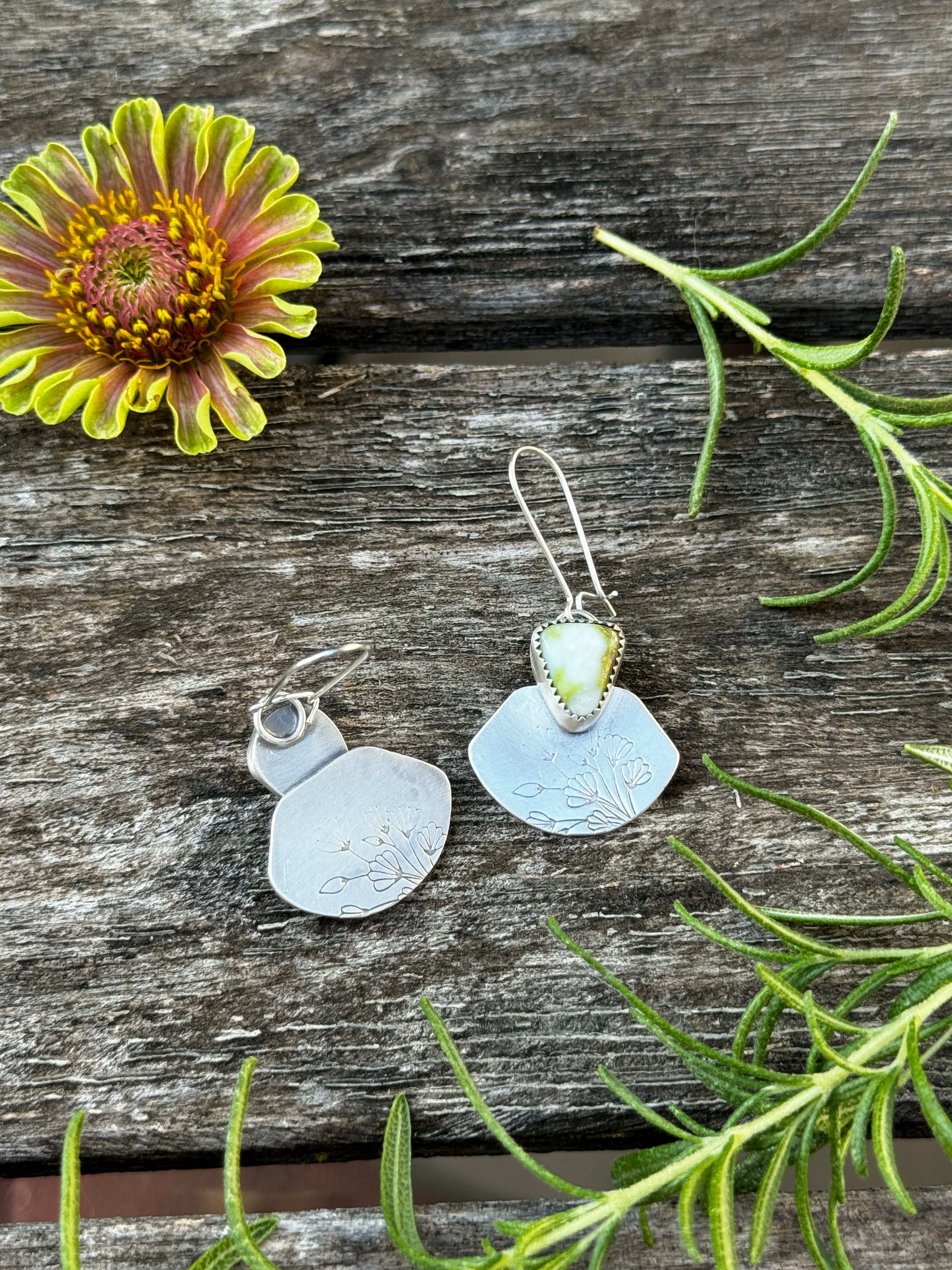 Artisanlab Jewelry Mint Palomino Turquoise Earrings -Ready to ship!