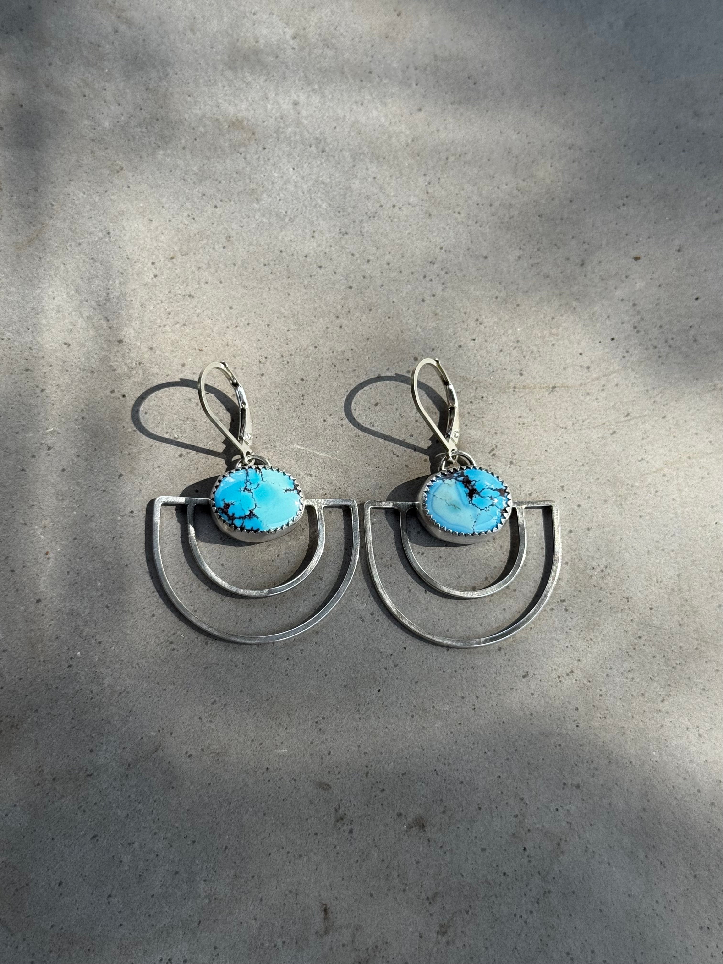 Artisanlab Jewelry Golden Hill Turquoise Earrings -Ready to ship!