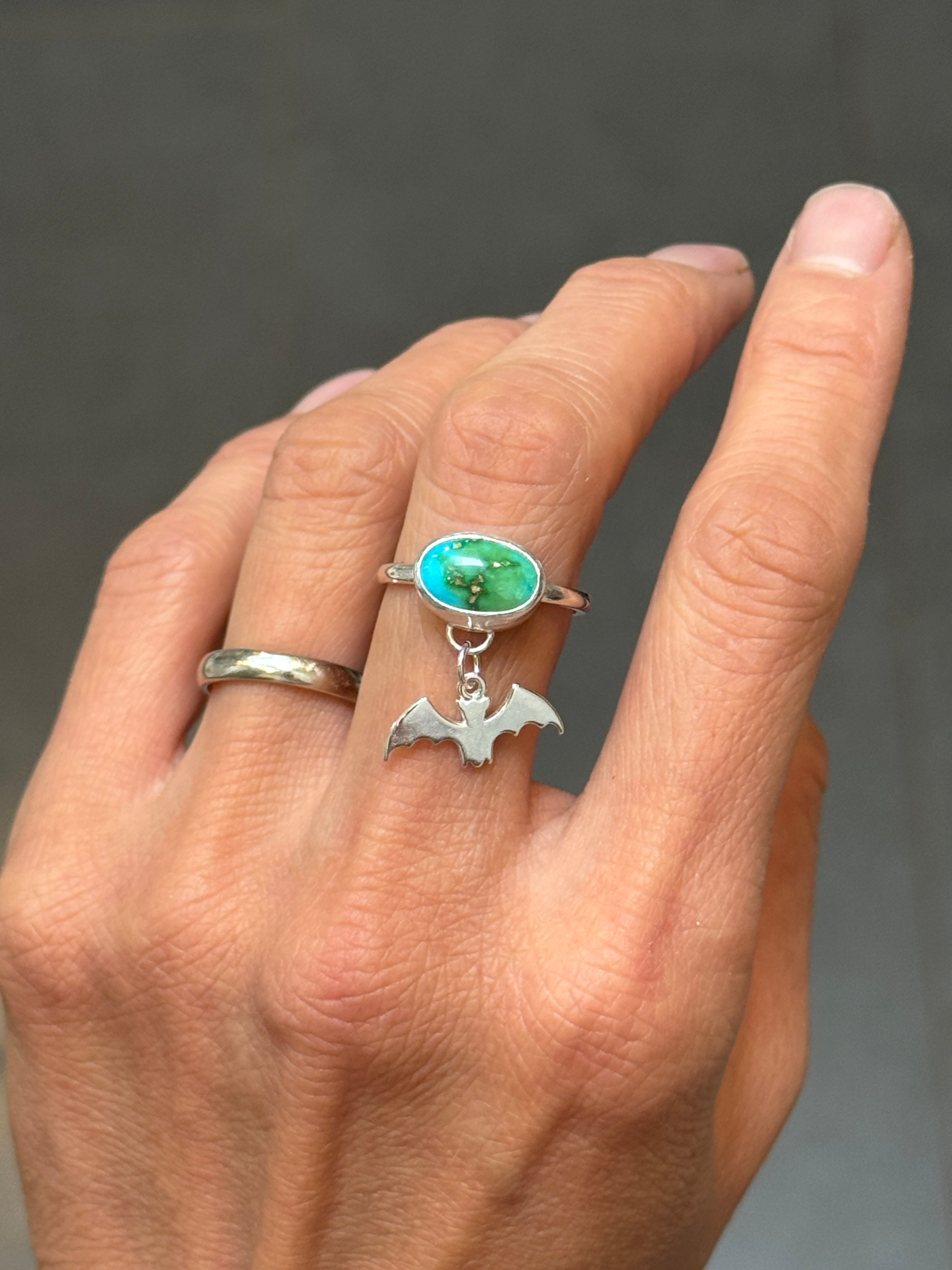 Artisanlab Jewelry Sonoran Turquoise Stacking Ring -US 6.5