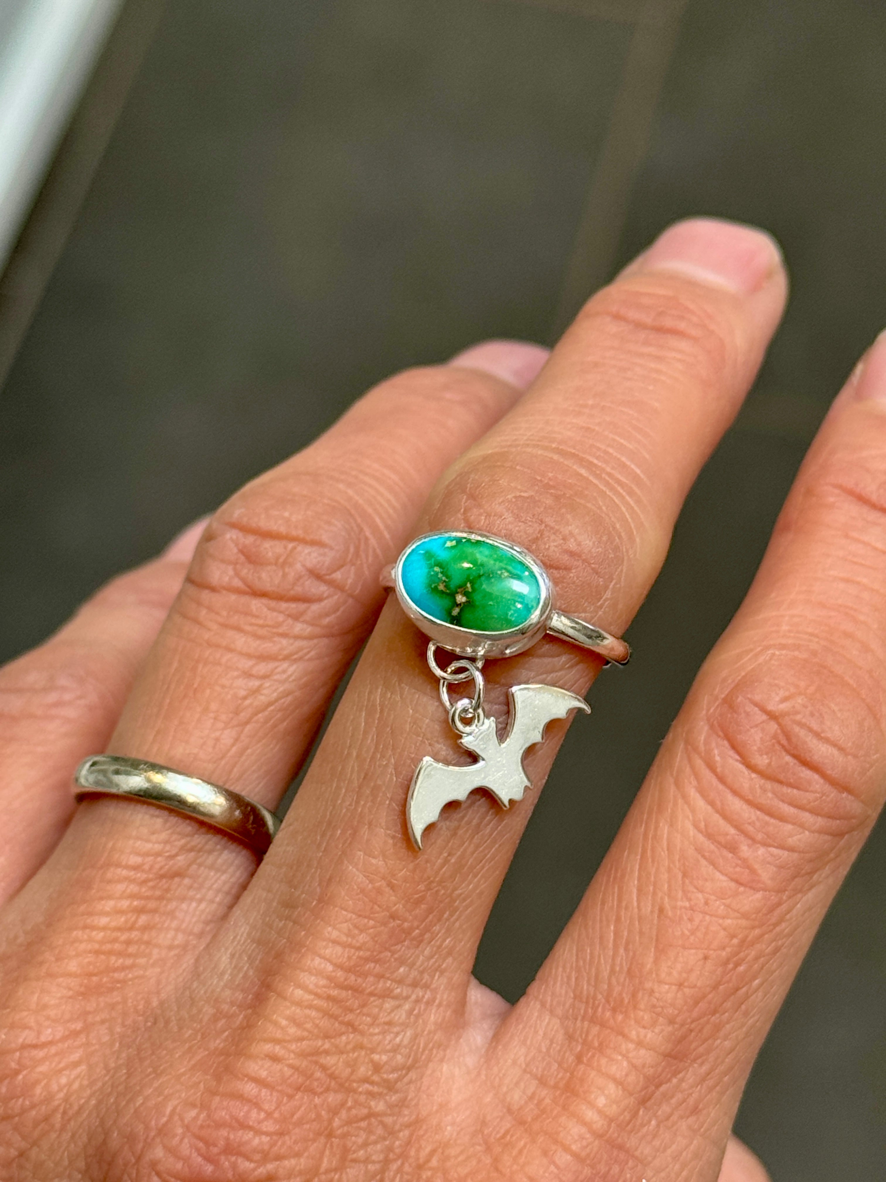 Artisanlab Jewelry Sonoran Turquoise Stacking Ring -US 6.5